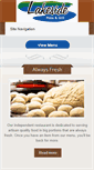 Mobile Screenshot of lakesidepizzagrill.com
